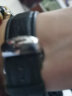 BYIA真皮手表带牛皮表带男女士款软皮表带代用天梭华为gt3GT4纯皮表链 双按蝴蝶扣 + 黑色黑线 19mm 实拍图