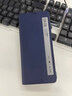 華為Matex2折疊屏手機殼新款mate x2真皮碳纖維紋智能視窗皮套x2全包防摔翻蓋式保護套閃煌 華為matex2-【寶石藍】十字紋 曬單實拍圖