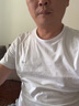阿瑪尼（Armani）短袖t恤衫棉質(zhì)圓領(lǐng)純色打底衫鷹頭圓領(lǐng)內(nèi)衣修身情侶2件套男裝 黑白兩件套1112674R72207620 L (98) 推薦體重150-160斤 曬單實(shí)拍圖