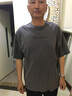 金古萊重磅短袖t恤男寬松純棉圓領(lǐng)大碼五分袖男士半截袖復(fù)古體恤夏天潮 深灰色 4XL 【體重200-220斤】 曬單實拍圖