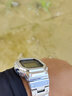 卡西歐（CASIO）G-SHOCK小方塊系列男表金塊銀塊防水運動g-shock生日情人節(jié)禮物 GMW-B5000D-1全金屬小銀塊 曬單實拍圖