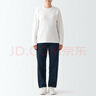 無(wú)印良品（MUJI）女式 牛仔 直筒褲 女款牛仔褲子秋季 純棉全棉 丹寧回潮BEA20A2A 深藏青色 23inch 155/58A 曬單實(shí)拍圖