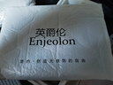 英爵倫（Enjeolon） 重磅純棉短袖T恤男士夏季新款休閑字母刺繡打底衫體恤 深藍色 175/L 曬單實(shí)拍圖