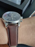 istrap法國納帕小牛皮表帶男士真皮手表帶女鏈適用天梭浪琴名匠阿瑪尼帝陀百年靈積家萬(wàn)國蝶飛海馬歐米茄 深棕同色線(xiàn)丨銀色扣 21mm 曬單實(shí)拍圖