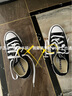 匡威（Converse）帆布鞋男鞋女鞋2025春季新款All Star經(jīng)典學(xué)生情侶低幫休閑鞋板鞋 黑色101001/建議拍小一碼或半碼 36 曬單實(shí)拍圖