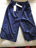 魔之韻天絲休閑褲女士牛仔闊腿褲子夏季爽滑薄款寬松七分褲8615 深藍色 2XL （131-145斤左右） 曬單實(shí)拍圖
