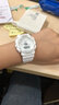 卡西歐（CASIO）手表女G-SHOCK女表GIRLS運(yùn)動(dòng)風(fēng)炫彩百搭手表送女友禮物學(xué)生 計(jì)步功能小白GMA-S130-7A 曬單實(shí)拍圖