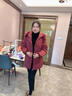 啄木鳥(niǎo)（TUCANO）2025新款加絨加厚外套媽媽冬裝洋氣棉服中老年人女中長(cháng)款羽絨棉衣 酒紅(棉衣)  加絨 2XL 建議105-115斤 曬單實(shí)拍圖