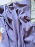 Gap男女装夏季LOGO纯棉落肩短袖廓形亲肤T恤858370情侣装上衣 紫色 185/104A(L) 实拍图