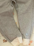nest designs兒童有機棉家居服衛(wèi)衣衛(wèi)褲男女童寶寶長褲秋冬上衣休閑套裝 哈倫褲（灰色款） 100 （建議身高90-102cm） 曬單實拍圖