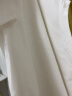 NASA GISS重磅260g纯棉短袖t恤男纯色圆领厚实不透纯白打底衫男女体恤上衣 白色 2XL体重170-190斤 实拍图