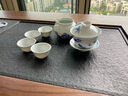 京德 純手工繪畫(huà)功夫茶具蓋碗茶杯 茶杯茶碗杯子手抓碗 金魚(yú)蓋碗 曬單實(shí)拍圖