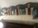 益丽丝（yilisi） 四季沙发垫套装布艺实木沙发坐垫子欧式双面全棉可水洗定制 编织花-米白 90*240cm单片 实拍图