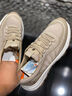 夢(mèng)特嬌（MONTAGUT）男鞋夏季新款輕薄透氣網(wǎng)面鞋男士厚底增高休閑運動(dòng)鞋防滑潮鞋子男 卡其色(皮鞋碼) 41 曬單實(shí)拍圖