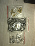 觀玉藏銀掛墜隔珠掛環(huán)隔片花托文玩佛珠手串手鏈項(xiàng)墜diy配件七夕禮物 直彎管混裝(一包50g) 曬單實(shí)拍圖