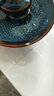 潤器 窯變半自動茶具套裝泡茶器家用石磨旋轉(zhuǎn)出水防燙茶壺懶人功夫茶具茶杯沖茶建盞 自動茶具【時來運轉(zhuǎn)-琉璃藍(lán)】6杯（性價比熱賣款） 曬單實拍圖