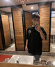 曼迪尚長(zhǎng)袖T恤男春秋季薄款美式復(fù)古寬松大碼街頭風(fēng)腰果花 十字架印花情侶套頭體恤衫休閑百搭休閑圓領(lǐng)上衣 純棉黑色 XL 曬單實(shí)拍圖
