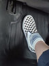 VANS范斯官方 Slip-On黑白棋盤格一腳蹬職業(yè)滑板鞋滑板初學(xué)者低幫 黑白棋盤格 41 曬單實(shí)拍圖