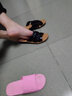 恒有福真皮媽媽拖鞋女夏外穿軟底防滑牛皮中老年涼拖鞋平底中年舒適老人 黑色 38 曬單實(shí)拍圖