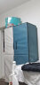 勇拓者布衣柜钢管加粗加固开门式简易衣柜收纳折叠式布衣橱衣柜简易 87款-灰蓝双色-赠防漏隔层 实拍图