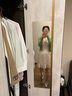 St&Sat/星期六新款尖頭鉚釘涼鞋女春夏季拼色丁字式扣帶女鞋SSC11140W2 31灰紫色 37 曬單實(shí)拍圖