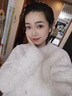 歐若婷雅小香風(fēng)外套女2024年新款羊羔毛仿兔毛寬松顯瘦保暖感毛絨上衣 米白色 S 曬單實(shí)拍圖