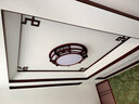佰房燈飾新中式吸頂燈led客廳圓燈復(fù)古典仿古國(guó)風(fēng)實(shí)木燈餐廳臥室中山燈具 【多福多財(cái)】圓100厘米無(wú)極遙控 三色遙控（無(wú)極調(diào)光） 曬單實(shí)拍圖