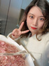麥檬23春季新款米白羊毛溫柔小香風(fēng)短外套女5DC110101 米白5DC110101 S 曬單實(shí)拍圖