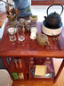 九合銘苑紅木家具非洲花梨（學(xué)名：刺猬紫檀）茶幾茶臺實(shí)木中式電磁爐泡茶桌邊幾角幾燒水茶車(chē) 曬單實(shí)拍圖