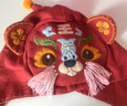 哈尼手工（HoneyDIY）哈尼 孕婦diy刺繡手工嬰兒刺繡虎頭鞋虎頭帽肚兜寶寶自繡周歲禮 虎頭帽 曬單實(shí)拍圖