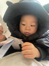齊齊熊（ciciibear）【鵝絨服】男童鵝絨羽絨服寶寶冬季外套兒童中長(cháng)款加厚保暖 黑曜色-蓄熱鵝絨 清潔度1000+ 90 【充絨量70g，87-96】 曬單實(shí)拍圖