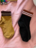 南极人5双装袜子女堆堆袜春秋季日系韩版中筒袜ins潮学生透气长筒袜 奶咖系女堆堆袜-随机5双装 实拍图