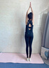 COZOK百搭瑜伽服背心女帶胸墊二合一防震內(nèi)衣健身上衣寬松美背運(yùn)動(dòng)罩衫 銀絲灰 L _建議105-115斤 曬單實(shí)拍圖