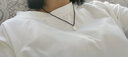 龍姑娘S99足銀項鏈各類(lèi)吊墜女四葉草足銀墜子簡(jiǎn)約手鏈鈴鐺船牌銀飾 1.5克四葉草配件吊墜 曬單實(shí)拍圖