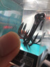 BKKBT621三本鉤路亞海釣三爪鉤錨鉤三叉鉤有倒刺魚鉤 1/0#（5枚） 曬單實拍圖
