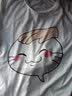 XQBKUW火影忍者手游決斗場短袖T恤表情衣服挑釁摸頭動漫男女情侶T恤夏季 1 L 100-120斤 曬單實拍圖