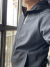 安踏（ANTA）運動(dòng)外套男春季新款休閑開(kāi)衫運動(dòng)風(fēng)衣男上衣夾克春季保暖運動(dòng)服裝 基礎黑(內里細絨)-4 L (175) 曬單實(shí)拍圖