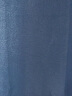 诺罗免打孔窗帘魔术贴简易短帘卧室纯色全遮光防晒隔热 涤阳麻蓝色 魔术贴式 宽1.3米*高1.5米/1片 实拍图