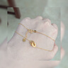 Vana黃金項(xiàng)鏈女999足金吊墜環(huán)環(huán)相扣七夕情人節(jié)禮物送女朋友老婆 項(xiàng)鏈（約3.2g）+證書(shū)+品牌禮盒 曬單實(shí)拍圖