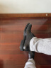 沙驰男鞋 男士商务皮鞋男头层牛皮正装鞋系带轻便商场同款 黑色 39 实拍图
