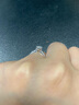 我愛鉆石網(wǎng) 白18K金鉆戒女款求婚戒指 車花顯大鉆石戒指結(jié)婚鉆戒 /愛的加冕 18分H色SI 曬單實拍圖