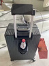 Walker Shop行李箱【鋁鎂合金】登機箱上開(kāi)蓋攝影機箱密碼鎖商務(wù)旅行拉桿箱 黑色（鋁鎂合金+可拆卸內膽） 20英寸 【登機箱】 曬單實(shí)拍圖