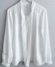 欧莎（OSA）纯色OL职业衬衫女设计感长袖飘带衬衣薄款新款 白色 XS 实拍图