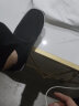 红青百年老北京布鞋男透气传统布鞋黑色软底防滑工作鞋一脚蹬劳保鞋爸爸鞋 千层底布鞋 40 实拍图