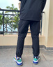 KELME /卡爾美 訓練長褲男秋季新款速干束腳運動褲彈力男九分褲子 黑色 XL【180/84A】 曬單實拍圖