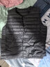 鴨鴨2022新款輕薄羽絨服男保暖時(shí)尚潮流外穿馬甲坎肩90鴨絨KXM 黑色 L 曬單實(shí)拍圖