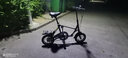 GOGOBIKE 12英寸迷你便攜學(xué)生男女式成人小型高碳鋼折疊自行車小輪單車 紳士黑 曬單實拍圖