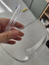 OMOUBOI成人青少年游泳手蹼自由泳手蛙掌劃水掌助泳器手蹼輔助訓練器材 透明色一對S 青少年或手小女士 曬單實(shí)拍圖