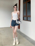 慕昂小眾質(zhì)感銀色包包女2023新款夏季單肩斜挎包高級感褶皺腋下新月包 銀色 曬單實(shí)拍圖