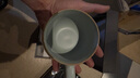 青澹汝窯茶杯主人杯冰裂天青色汝瓷茶杯茶具景德鎮(zhèn)手工陶瓷月半杯 月半杯-大-380ml 310ml 1個 曬單實拍圖